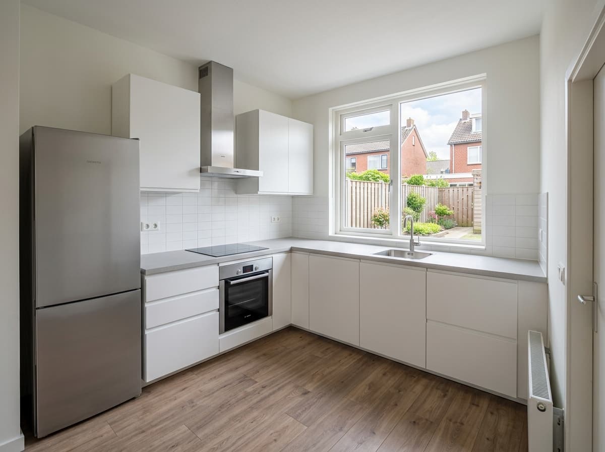 Lege keuken — rijtjeshuis voor Modern Nederlands styling