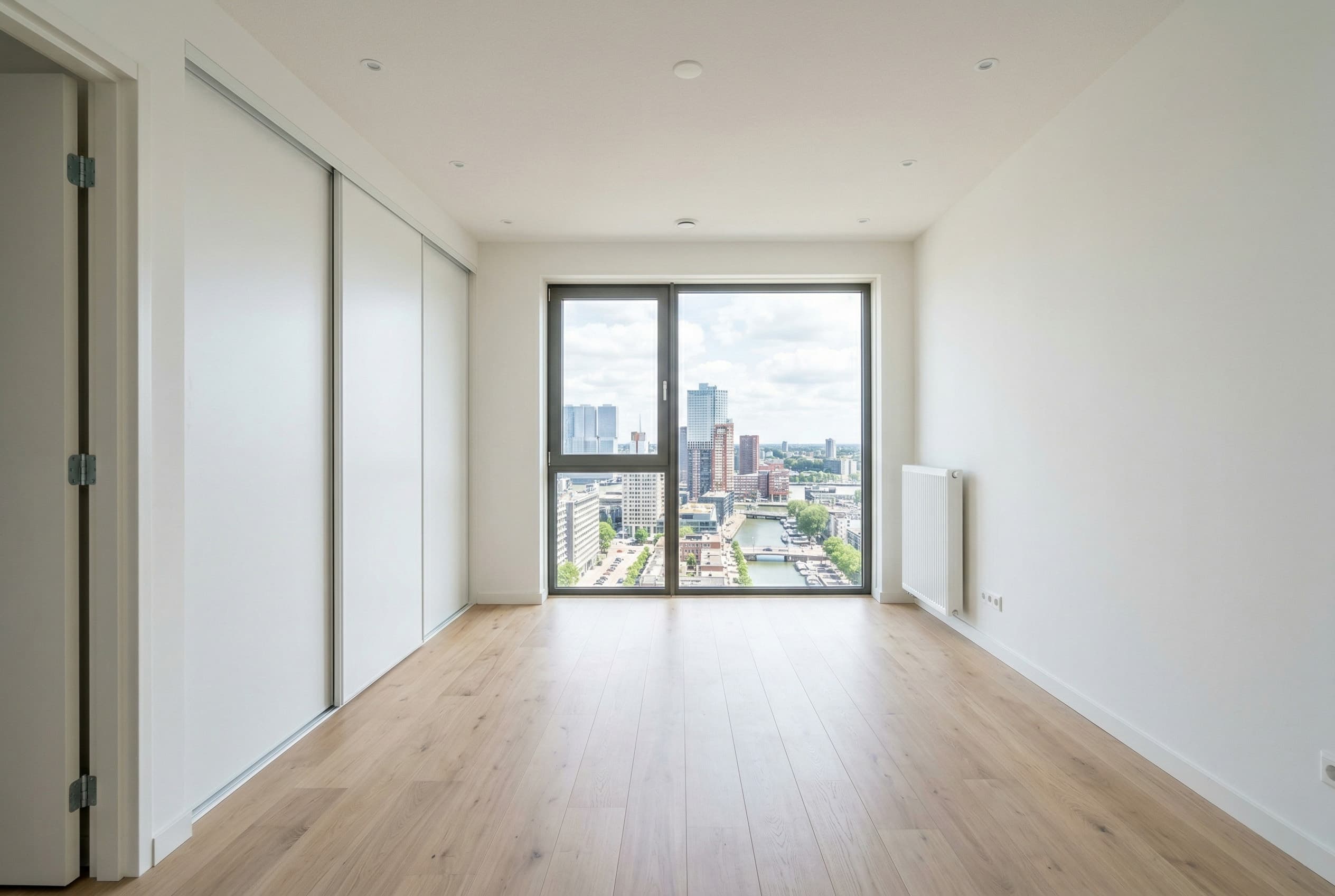 Lege slaapkamer — modern voor Modern Nederlands styling