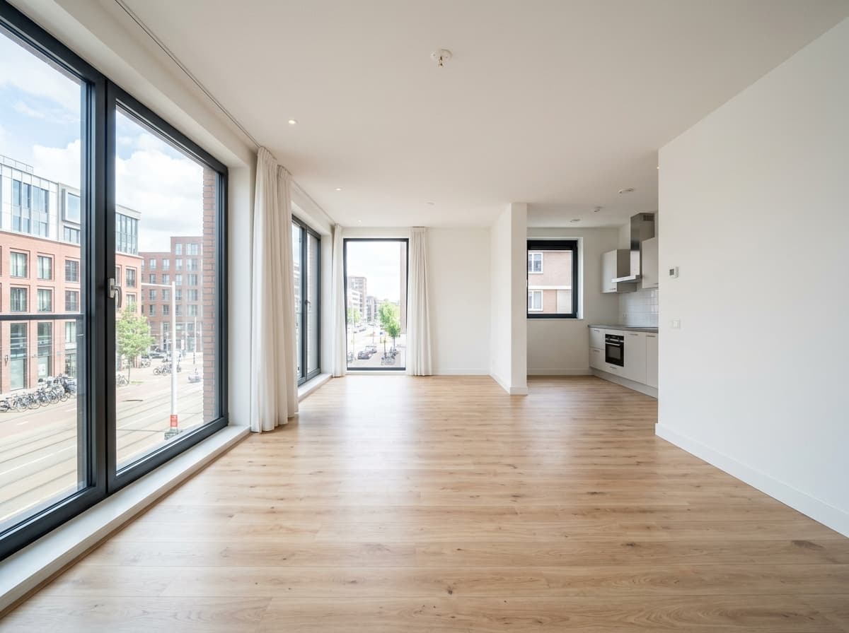 Lege woonkamer — modern voor Modern Nederlands styling