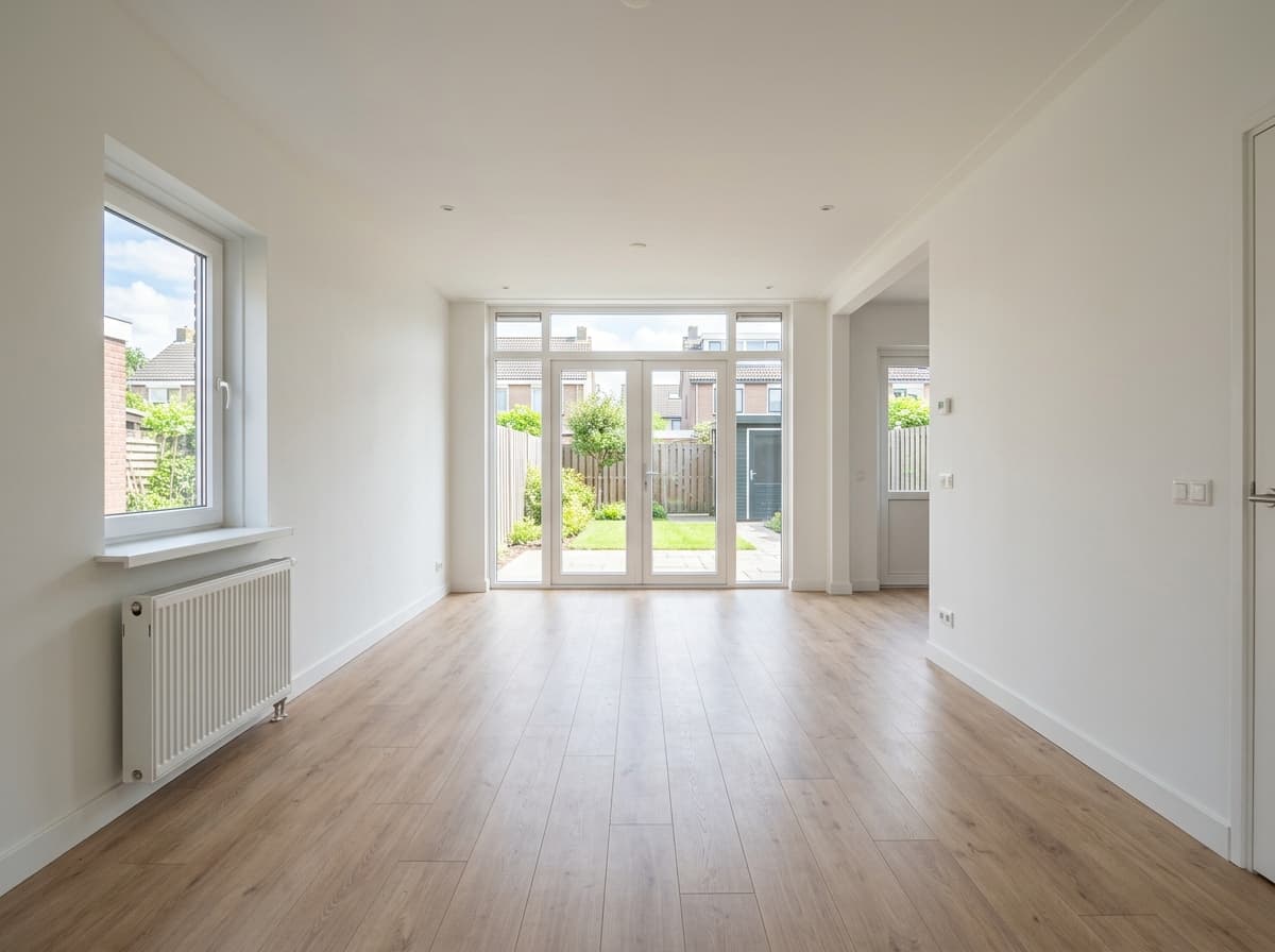 Lege woonkamer — rijtjeshuis voor Modern Nederlands styling