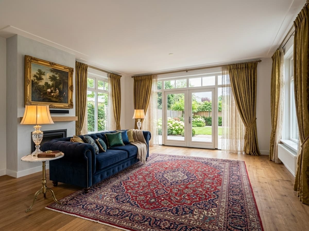 Woonkamer — Vrijstaand in Luxe Herenhuis stijl
