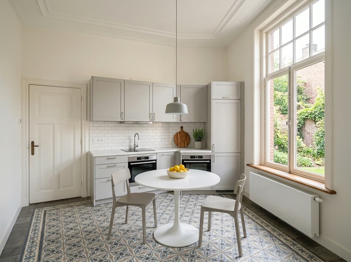 Keuken — Jaren '30 in Minimalistisch stijl