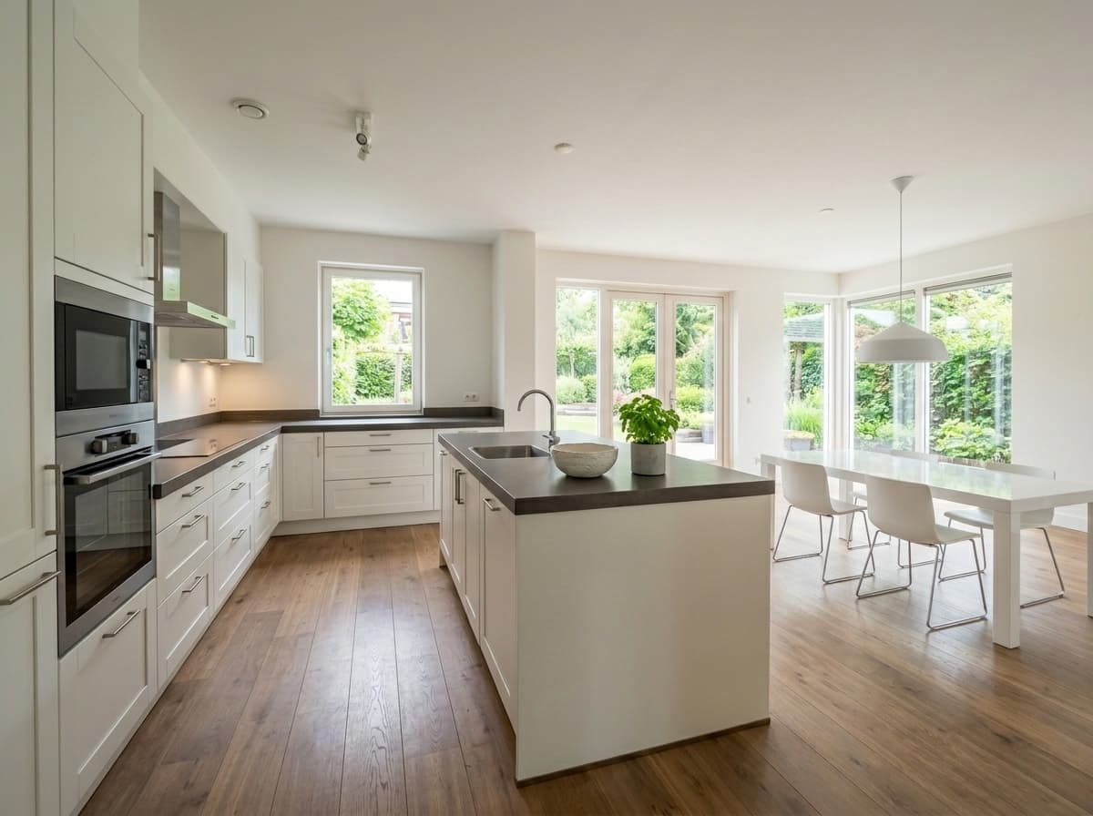 Keuken — Vrijstaand in Minimalistisch stijl