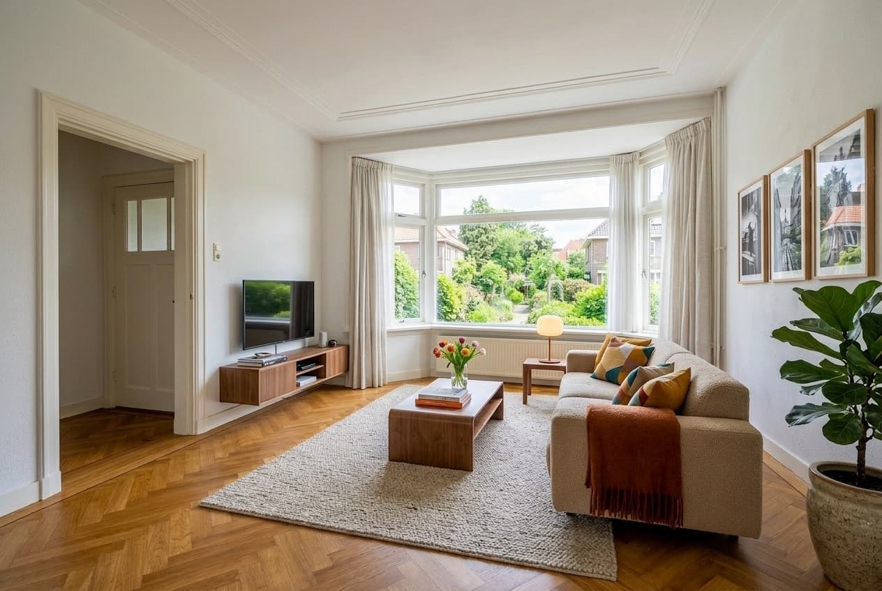 Modern Nederlands interieur styling voorbeeld