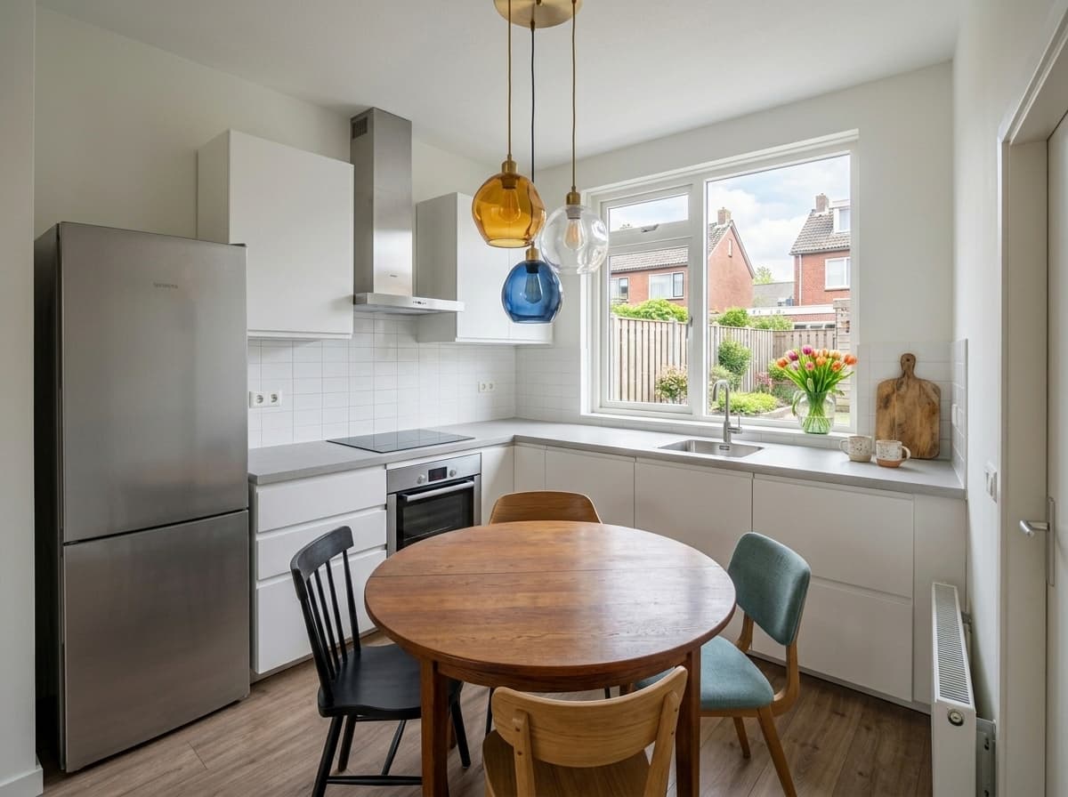 Keuken — Rijtjeshuis in Modern Nederlands stijl